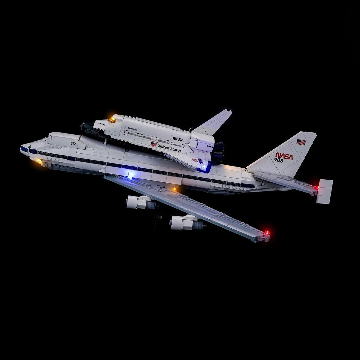 LED light kit for LEGO® Icons Shuttle Carrier Aircraft #10360 | Bright My Bricks