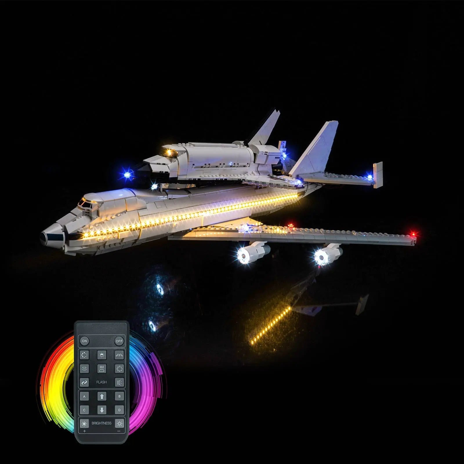 Light Kit for LEGO Icons Shuttle Carrier Aircraft #10360 - Bright My Bricks