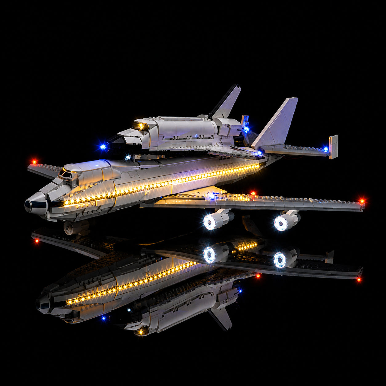 LED light kit for LEGO® Icons Shuttle Carrier Aircraft #10360 | Bright My Bricks