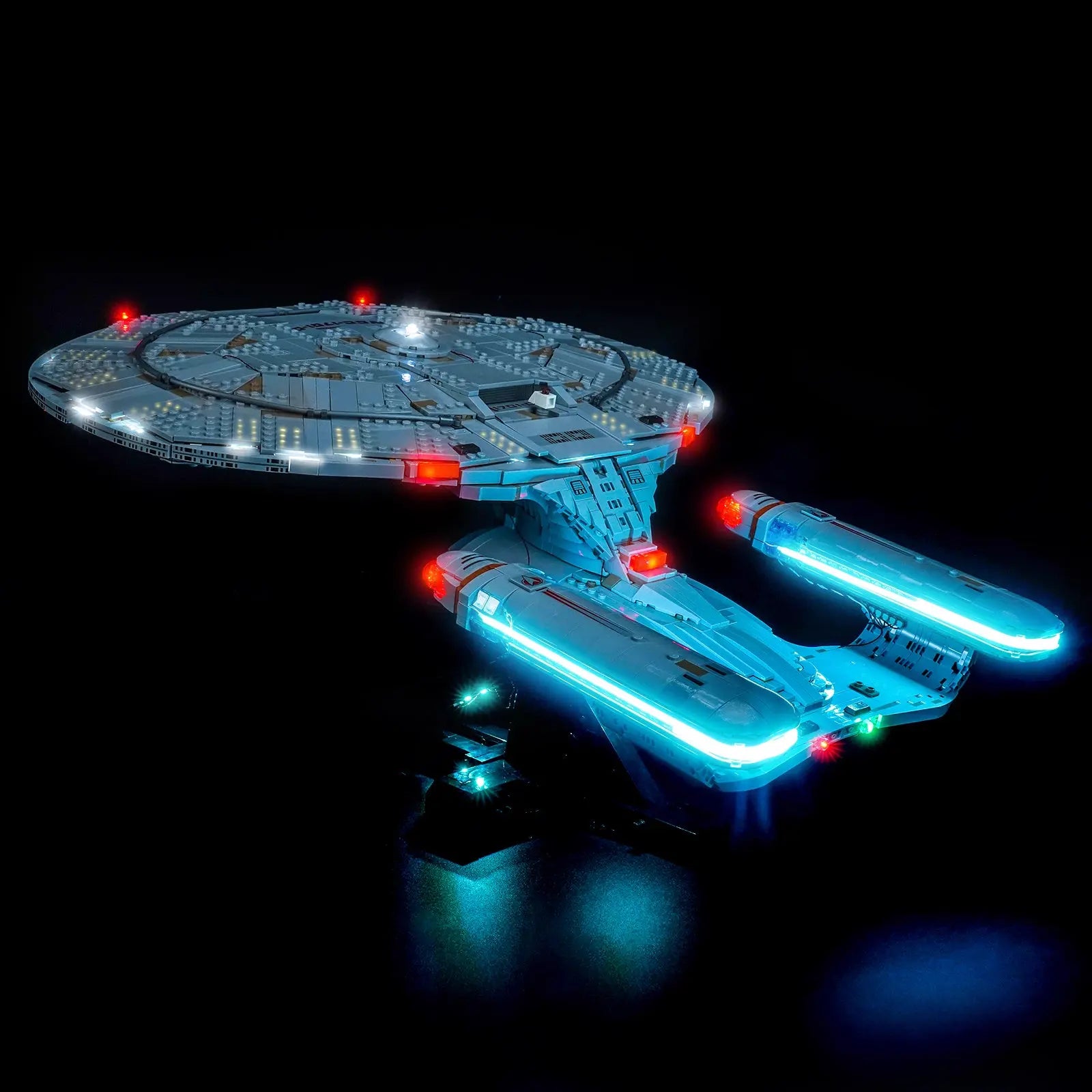 Light Kit for LEGO Icons Star Trek U.S.S. Enterprise NCC-1701-D #10356 - Bright My Bricks