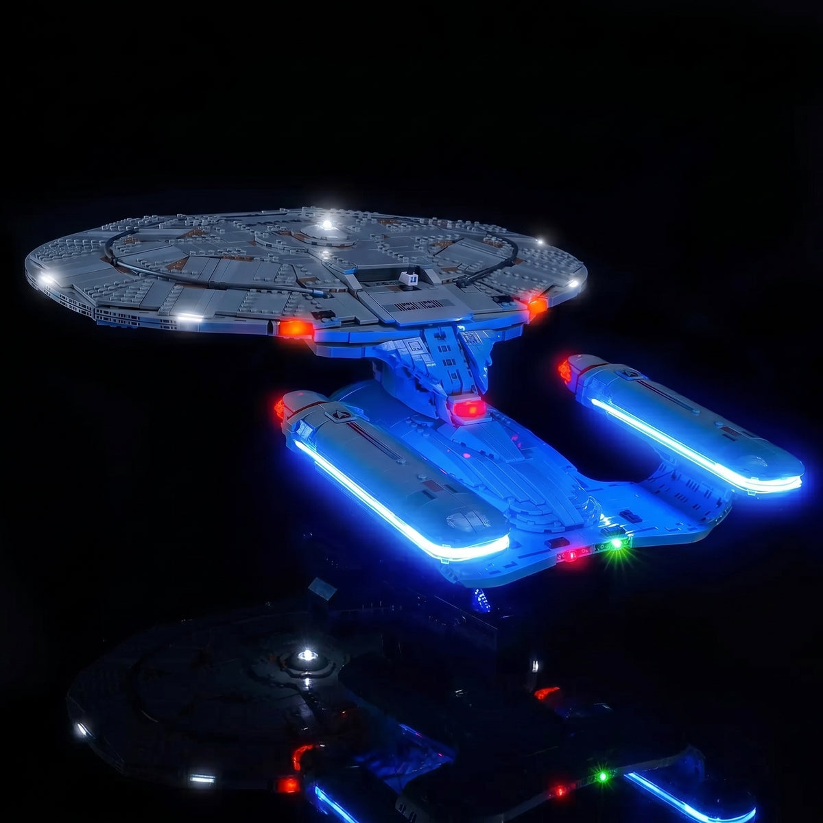 LED light kit for LEGO® Icons Star Trek: U.S.S. Enterprise NCC-1701-D #10356 | Bright My Bricks