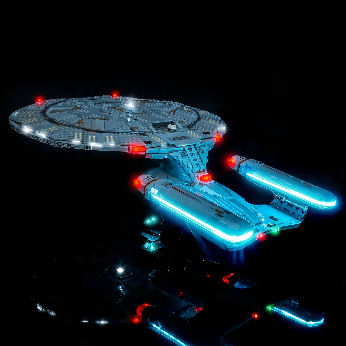 LED light kit for LEGO® Icons Star Trek U.S.S. Enterprise NCC-1701-D #10356 | Bright My Bricks