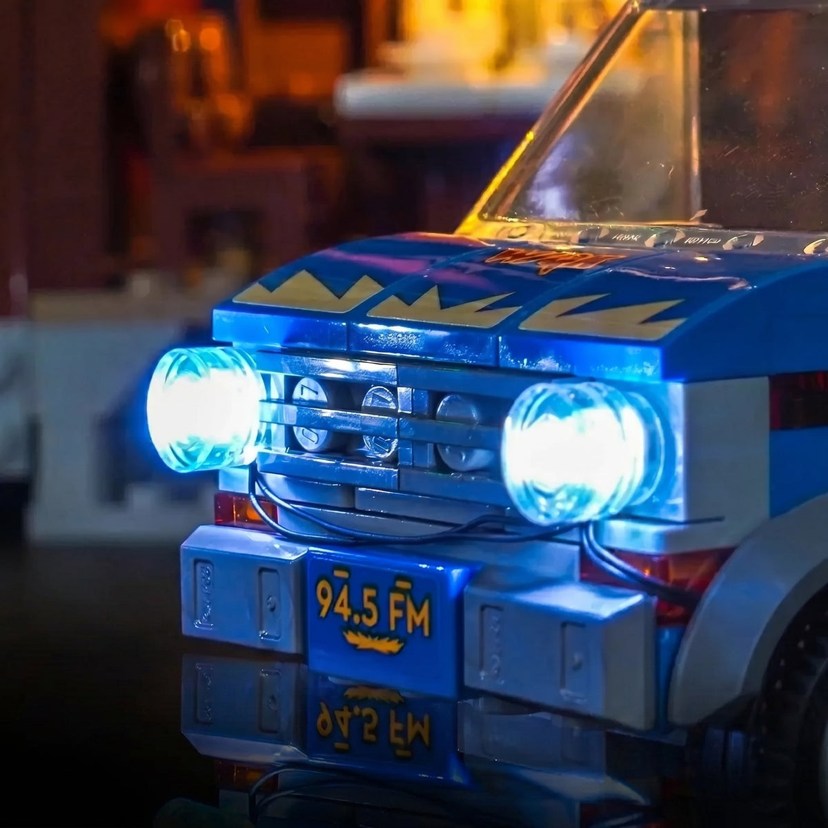 Bright My Bricks LED lights for LEGO® Icons Stranger Things: The Creel House #11370 — LED kit powered on
