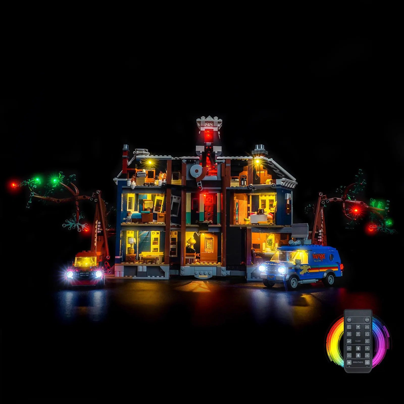Light Kit for LEGO Icons Stranger Things: The Creel House #11370 - Bright My Bricks