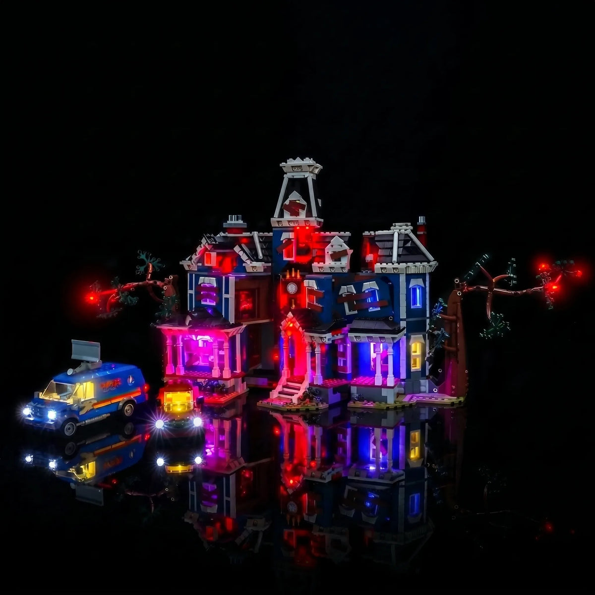 LED light kit for LEGO® Icons Stranger Things: The Creel House #11370 | Bright My Bricks