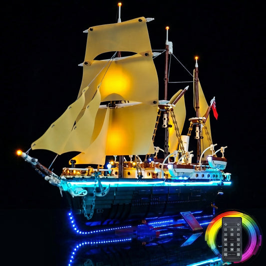 LED lights for LEGO® Icons The Endurance #10335, night-mode display glow