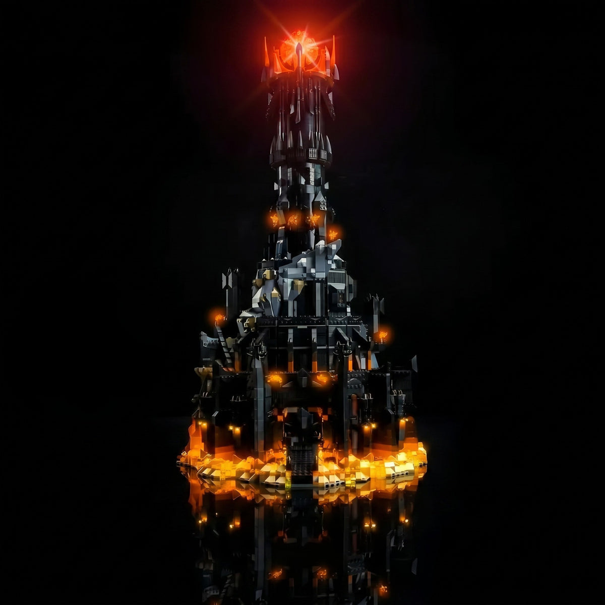 LED light kit for LEGO® Icons The Lord of the Rings: Barad-dûr #10333 | Bright My Bricks