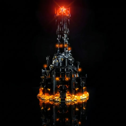 LED light kit for LEGO® Icons The Lord of the Rings: Barad-dûr #10333 | Bright My Bricks
