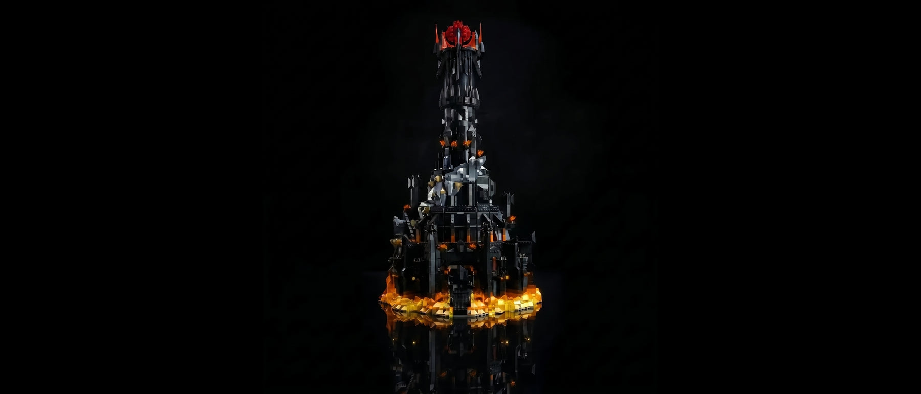 Light Kit for LEGO® Icons The Lord of the Rings: Barad-dûr #10333 — standard build, without the LED light kit