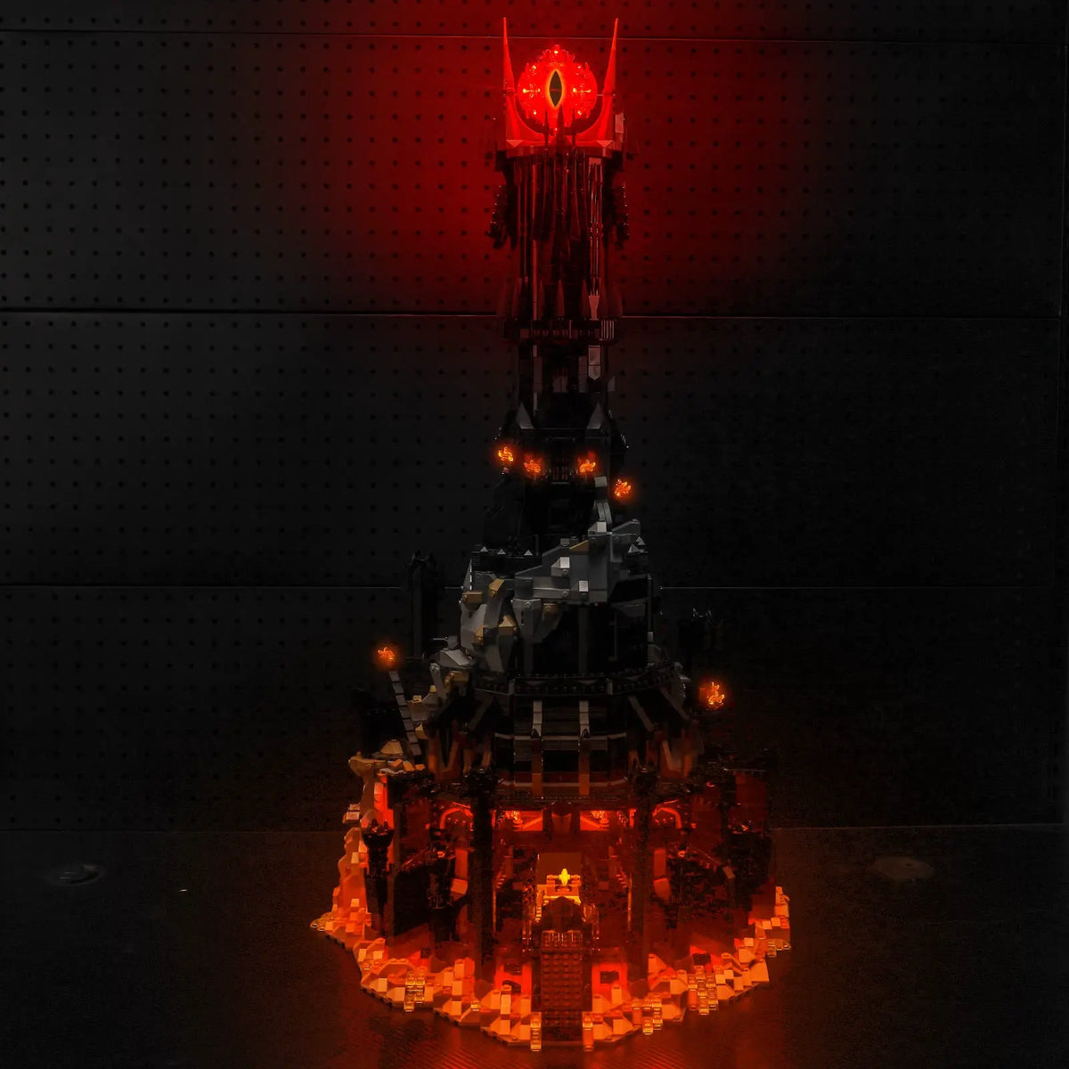 LED light kit for LEGO® Icons The Lord of the Rings: Barad-dûr #10333 | Bright My Bricks