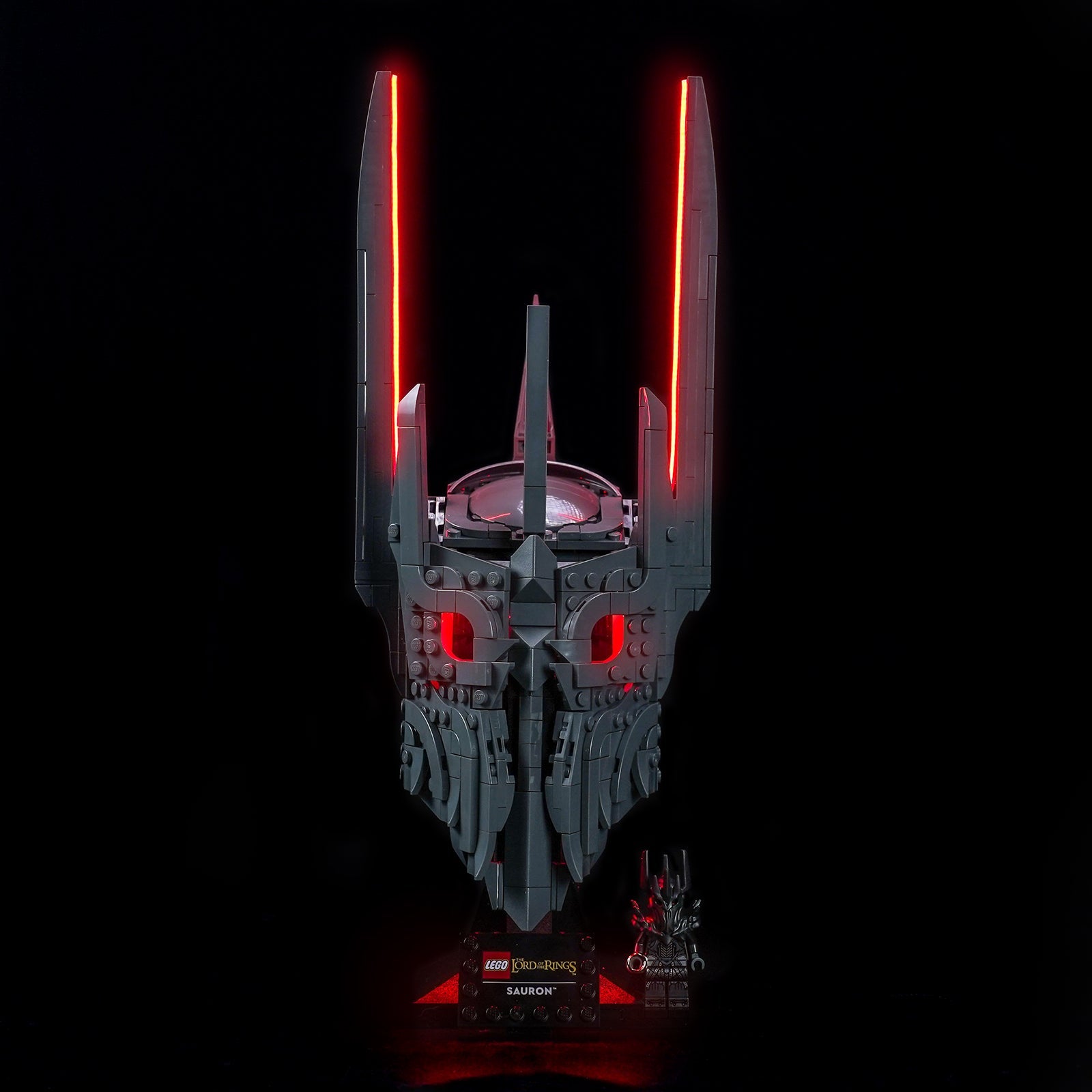 Light Kit for LEGO Icons The Lord of the Rings: Sauron's Helmet #11373 - Bright My Bricks