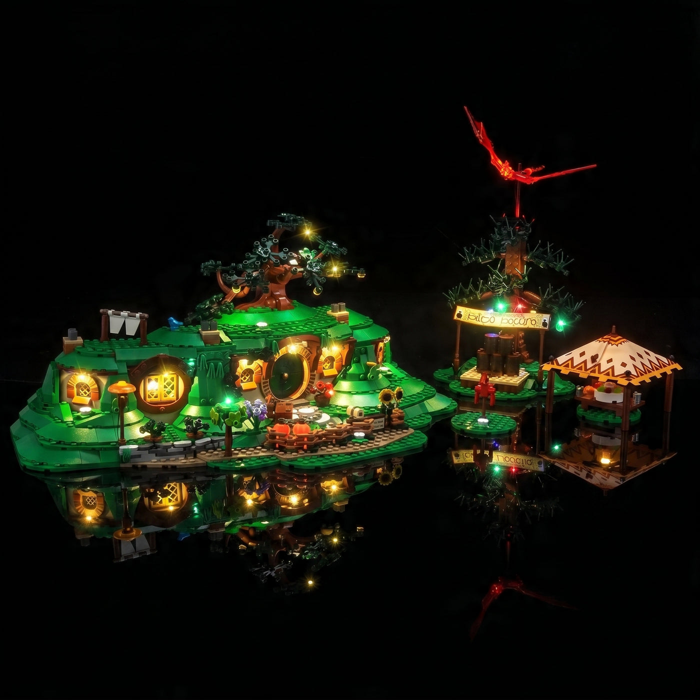 LED light kit for LEGO® Icons The Lord of the Rings: The Shire #10354 | Bright My Bricks