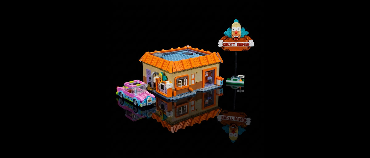 Light Kit for LEGO® Icons The Simpsons™: Krusty Burger #10352 — standard build, without the LED light kit