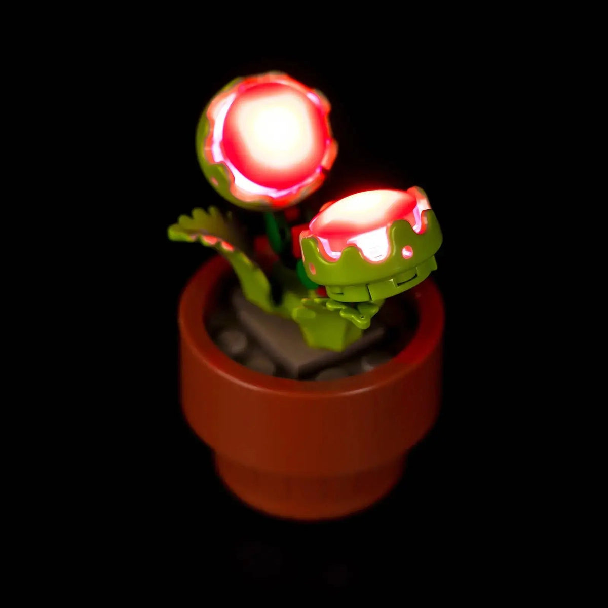 Bright My Bricks light kit for LEGO® Icons Tiny Plants #10329 — lighting effect on the build