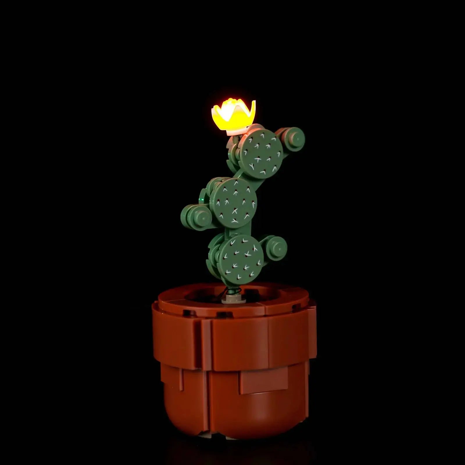 LED lights bring LEGO Icons Tiny Plants #10329 to life