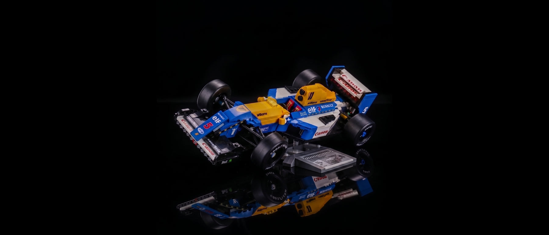 Light Kit for LEGO® Icons Williams Racing FW14B & Nigel Mansell #10353 — standard build, without the LED light kit
