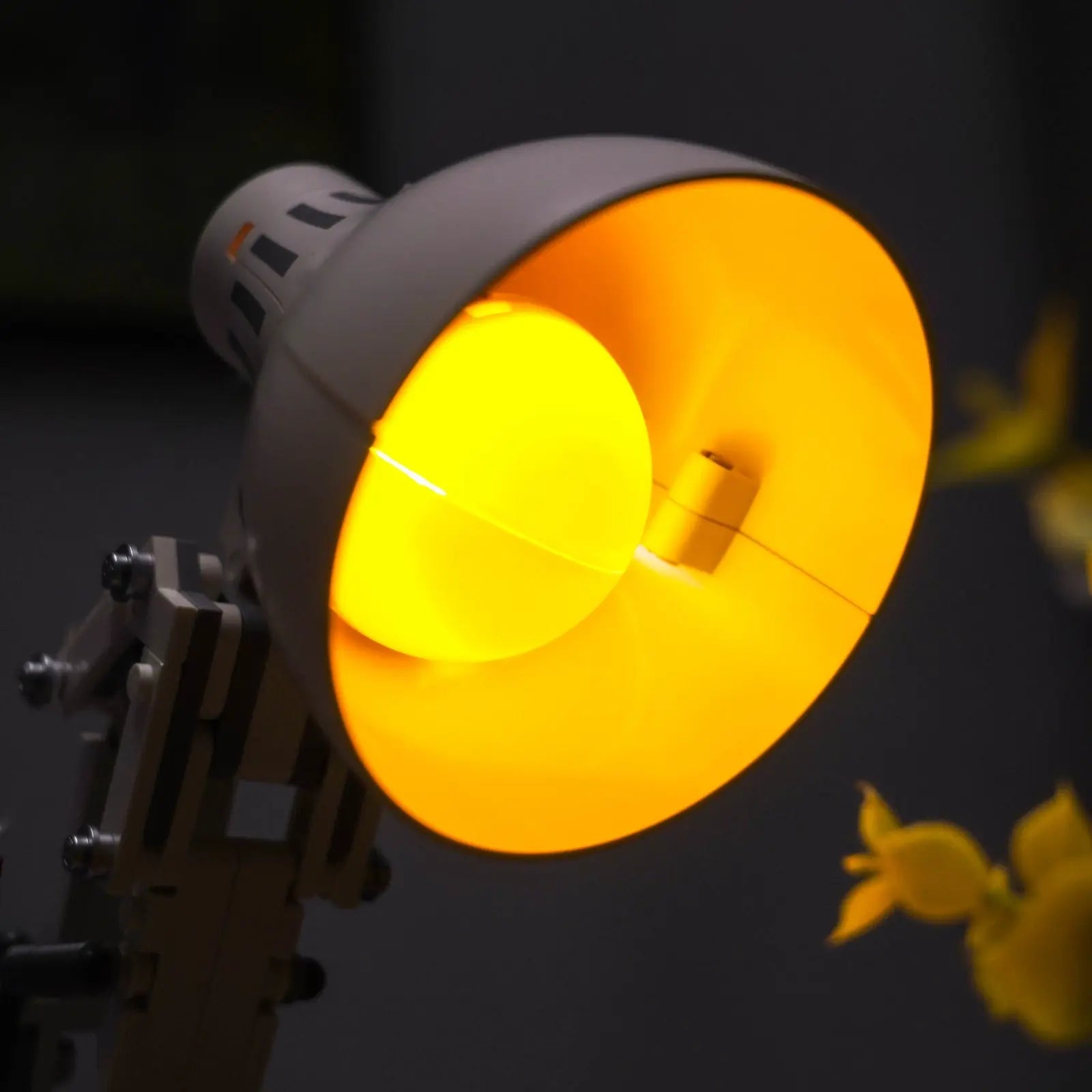 LEGO Ideas ǀ Disney Pixar Luxo Jr. #21357 illuminated at night