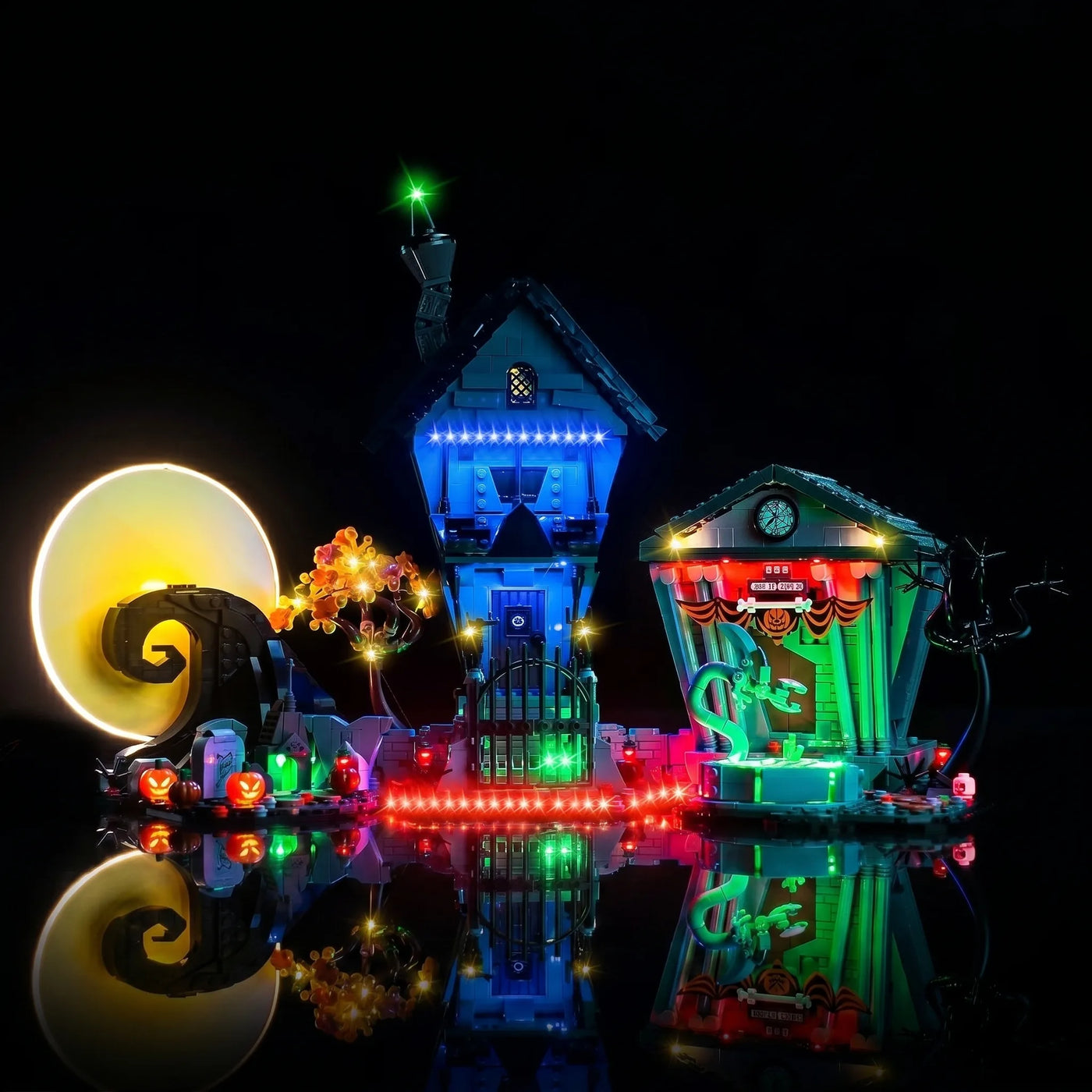 LED light kit for LEGO® Ideas Disney Tim Burton's The Nightmare Before Christmas #21351 | Bright My Bricks