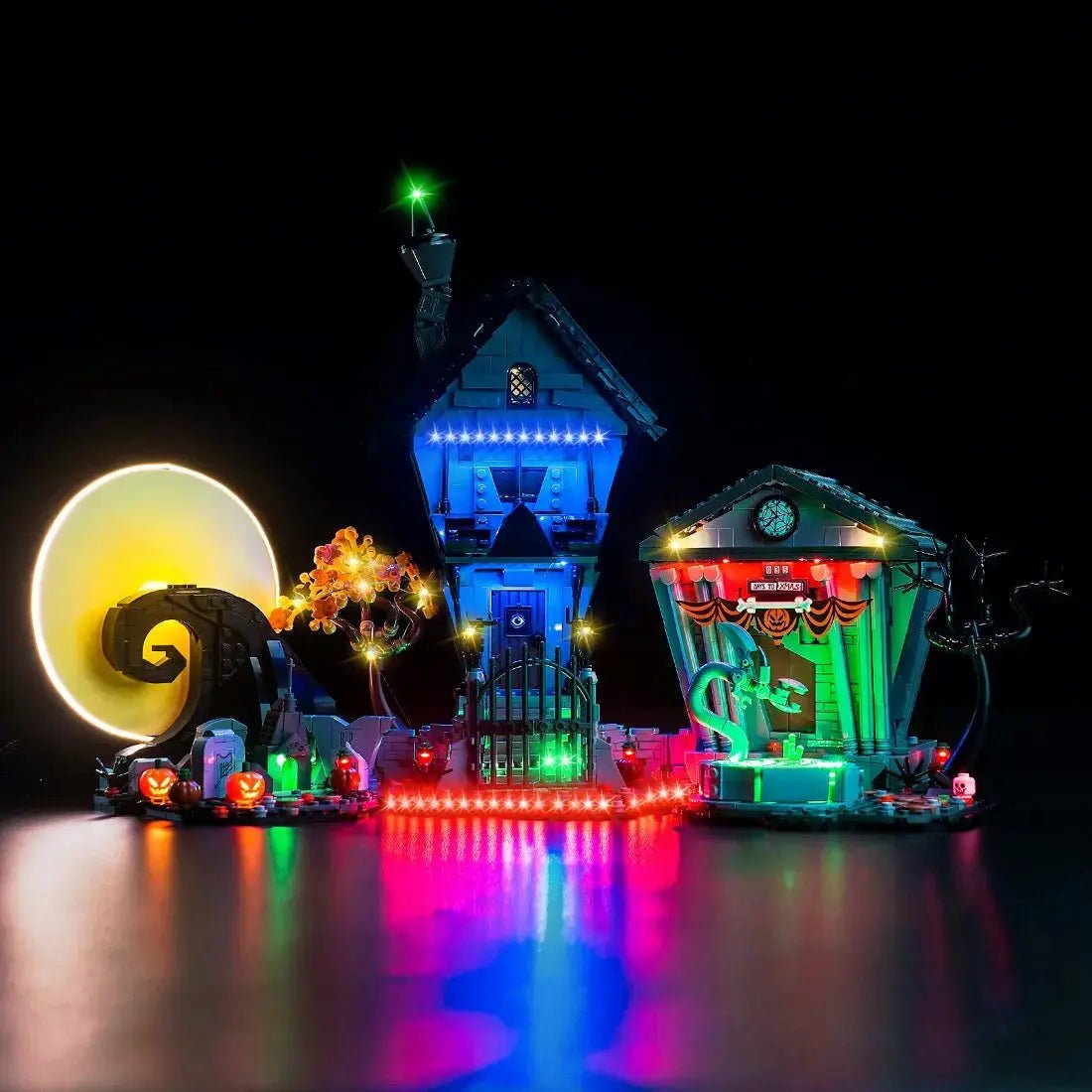 Light Kit for LEGO Ideas Disney Tim Burton's The Nightmare Before Christmas #21351 - Bright My Bricks