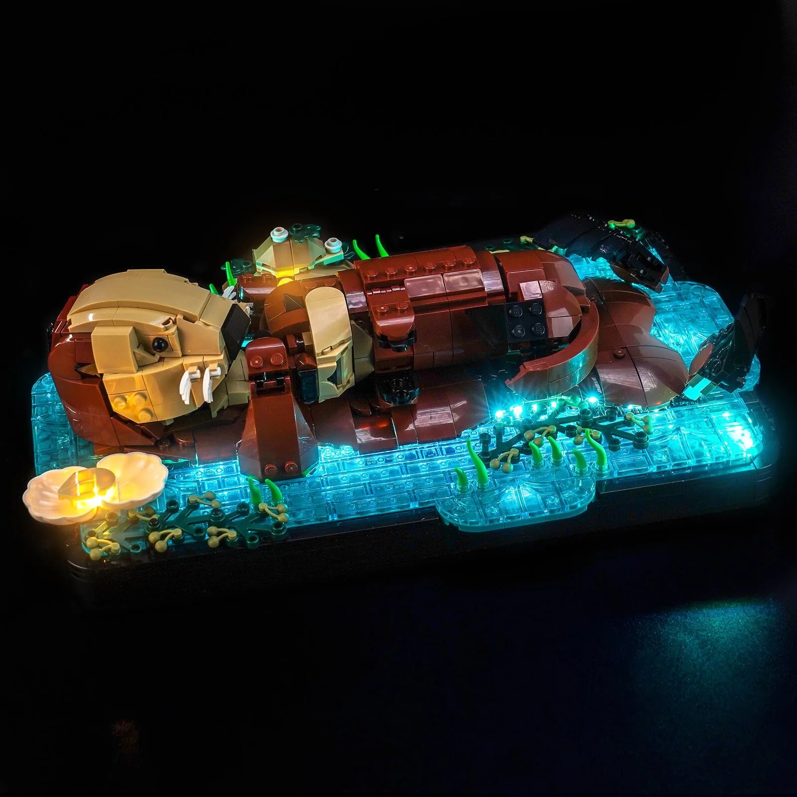Light Kit for LEGO Ideas Floating Sea Otters #21366 - Bright My Bricks