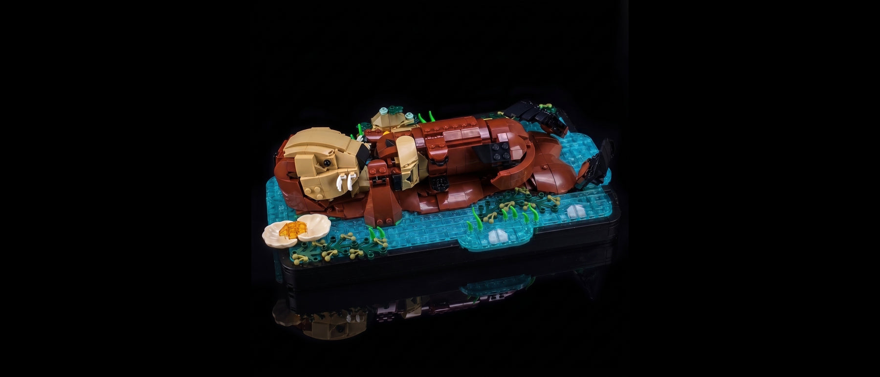 LED-Beleuchtungsset für LEGO® Schwimmende Otter #21366 — standard build, without the LED light kit