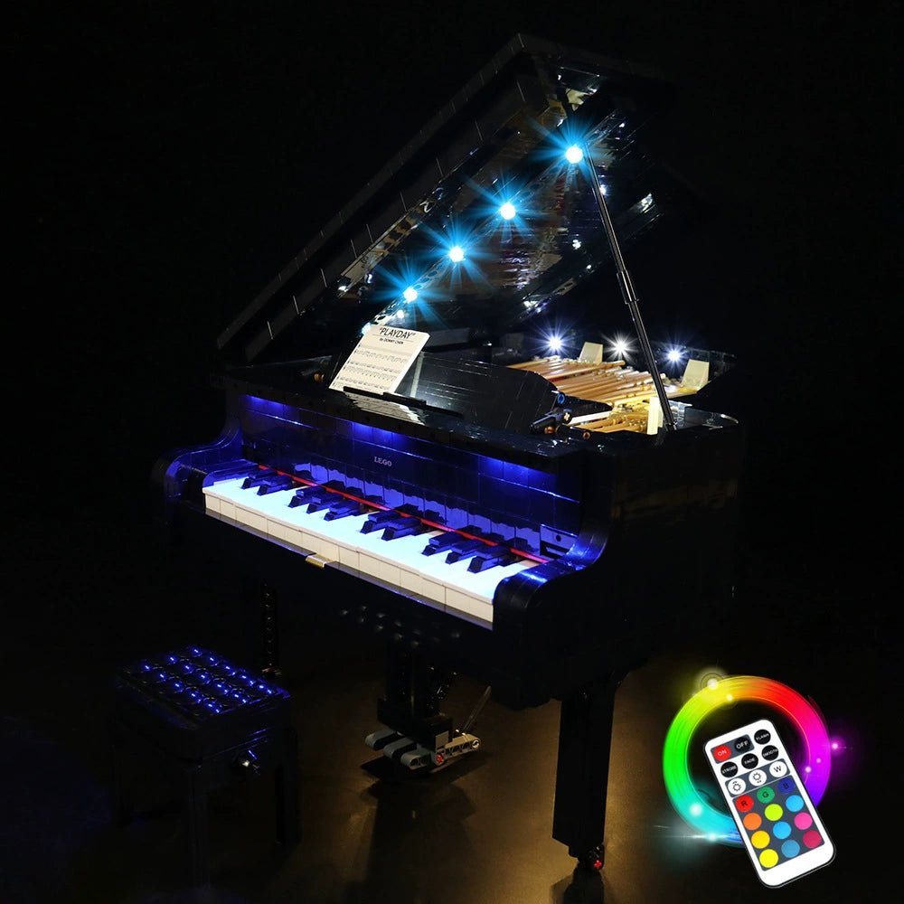 LED light kit for LEGO® Ideas Grand Piano #21323 | Bright My Bricks