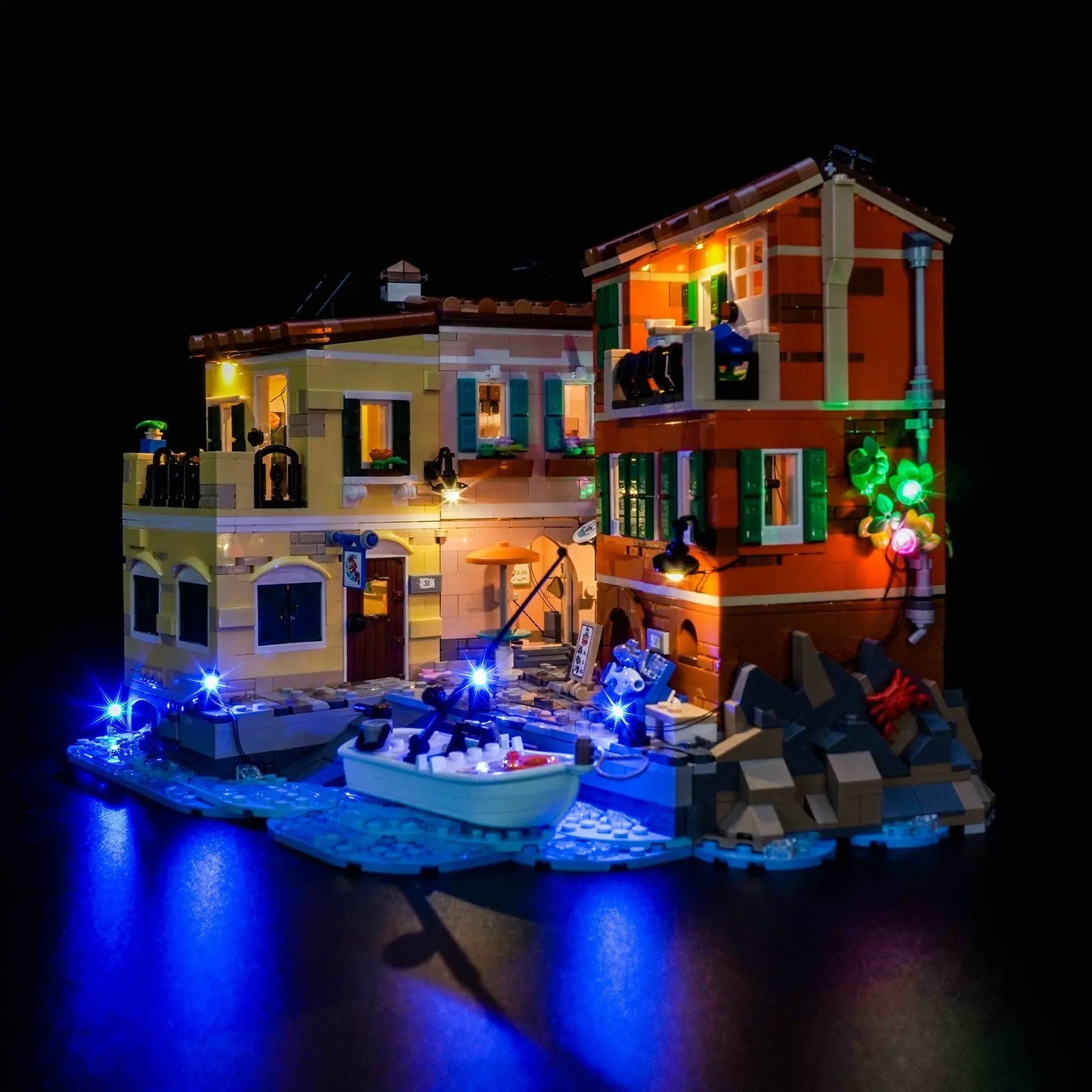Bright My Bricks LED kit for LEGO Ideas Italian Riviera #21359