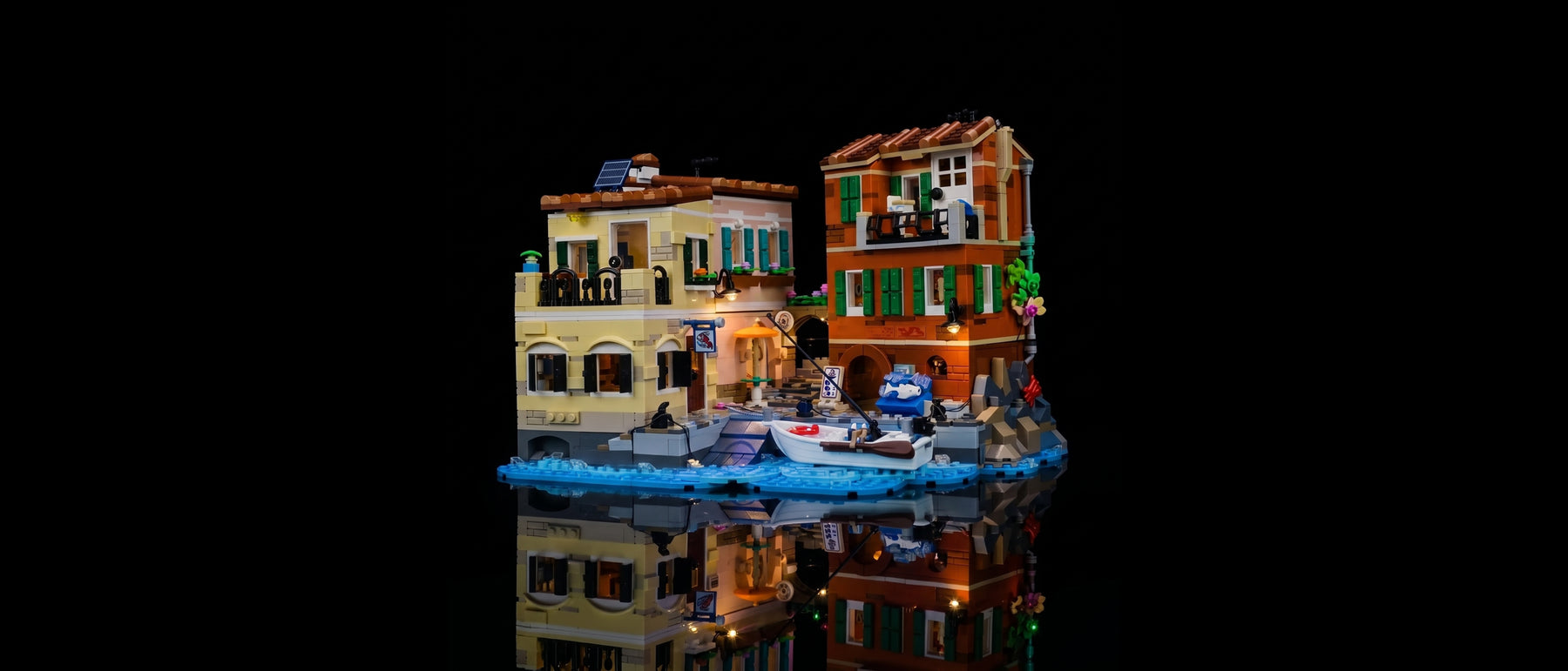 LED-Beleuchtungsset für LEGO® Die Italienische Riviera #21359 — standard build, without the LED light kit