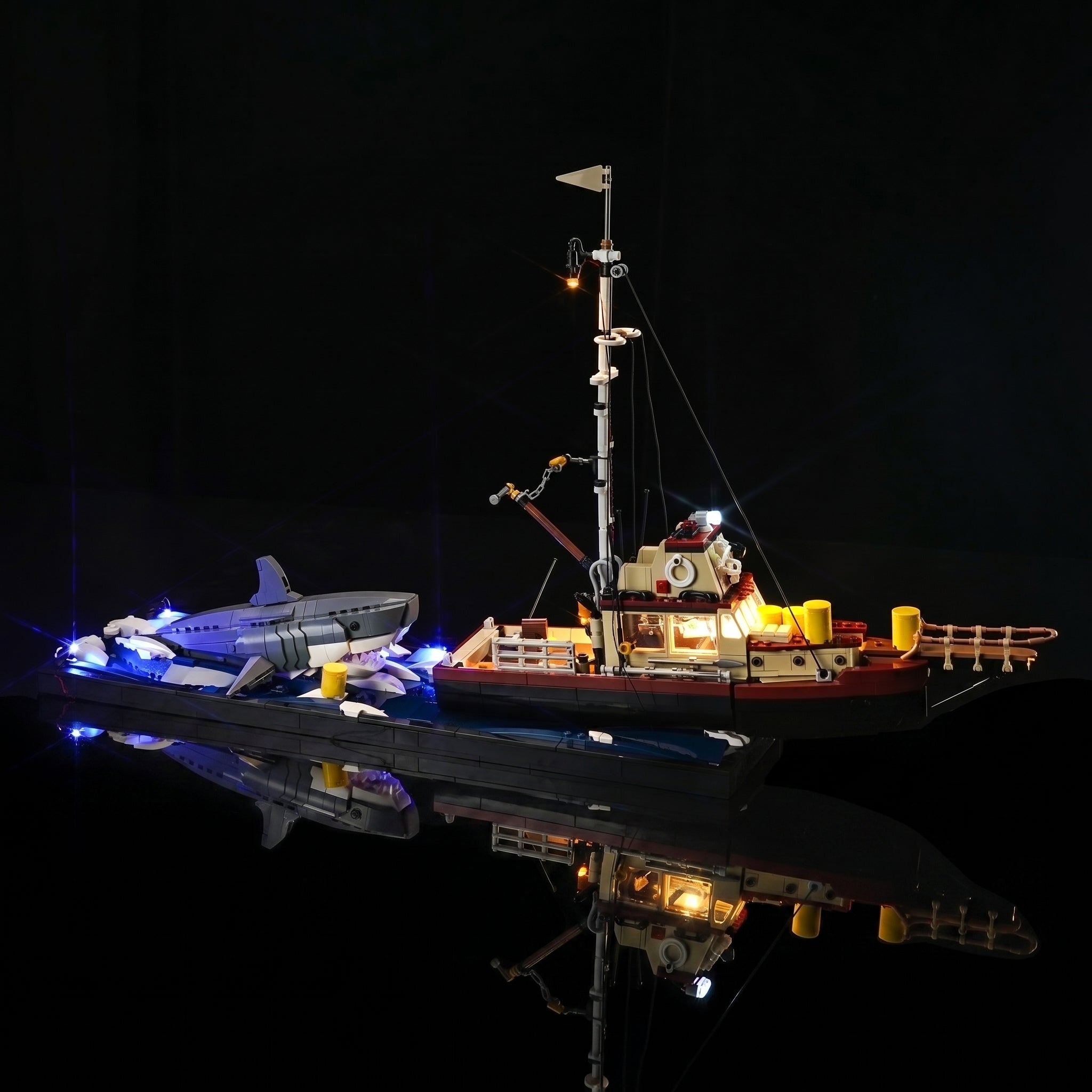 LED light kit for LEGO® Ideas Jaws #21350 | Bright My Bricks