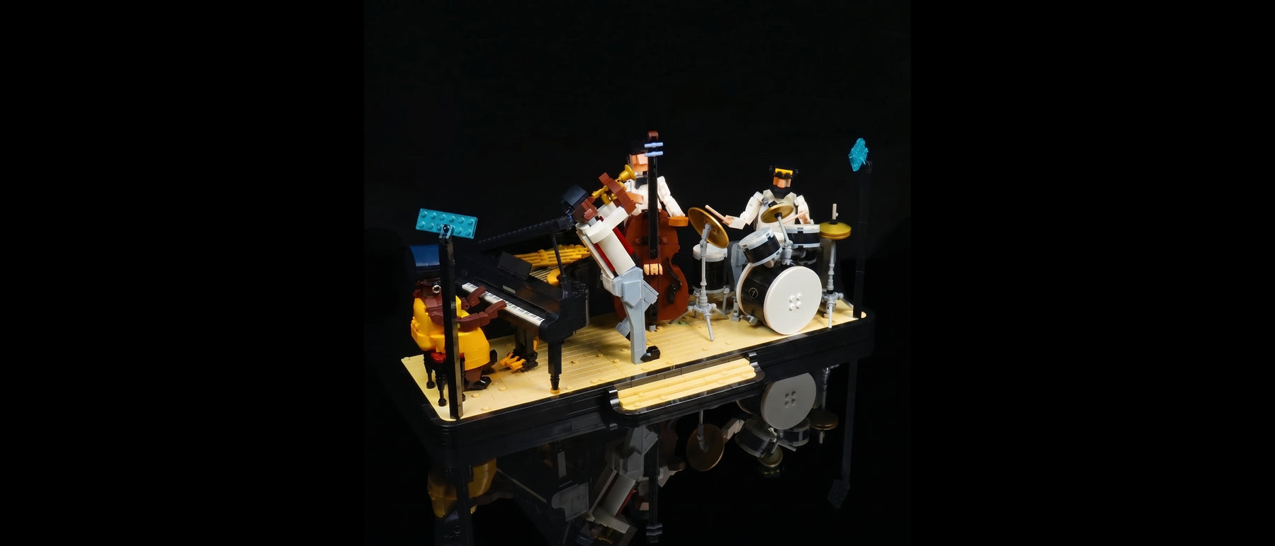 LED-Beleuchtungsset für LEGO® Jazz-Quartett #21334 — standard build, without the LED light kit