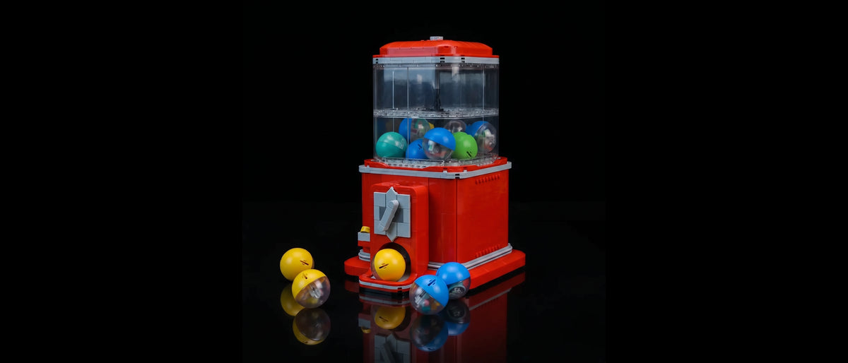 Light Kit for LEGO® Ideas Minifigure Vending Machine #21358 — standard build, without the LED light kit