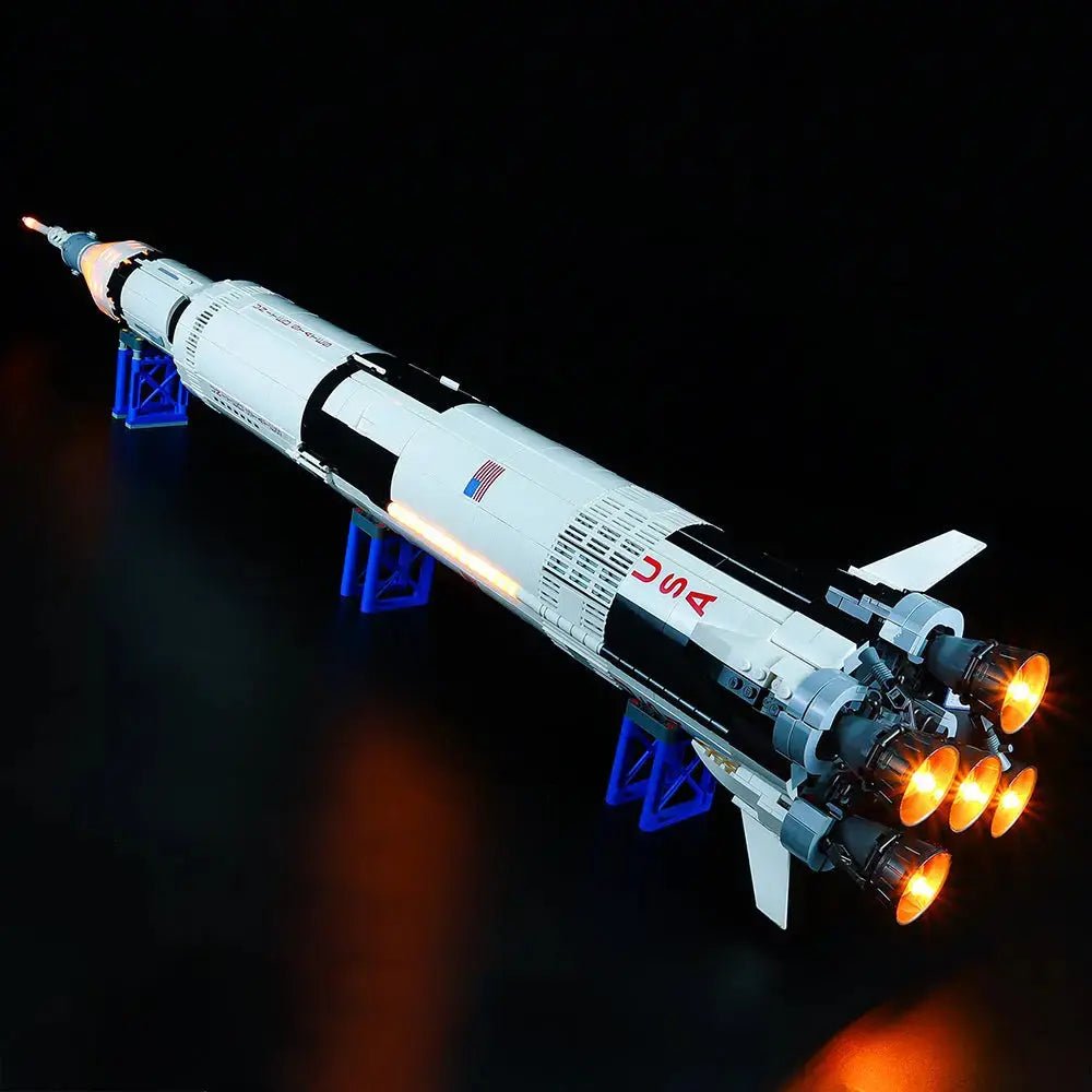 LED light kit for LEGO® Ideas NASA Apollo Saturn V #21309 | Bright My Bricks