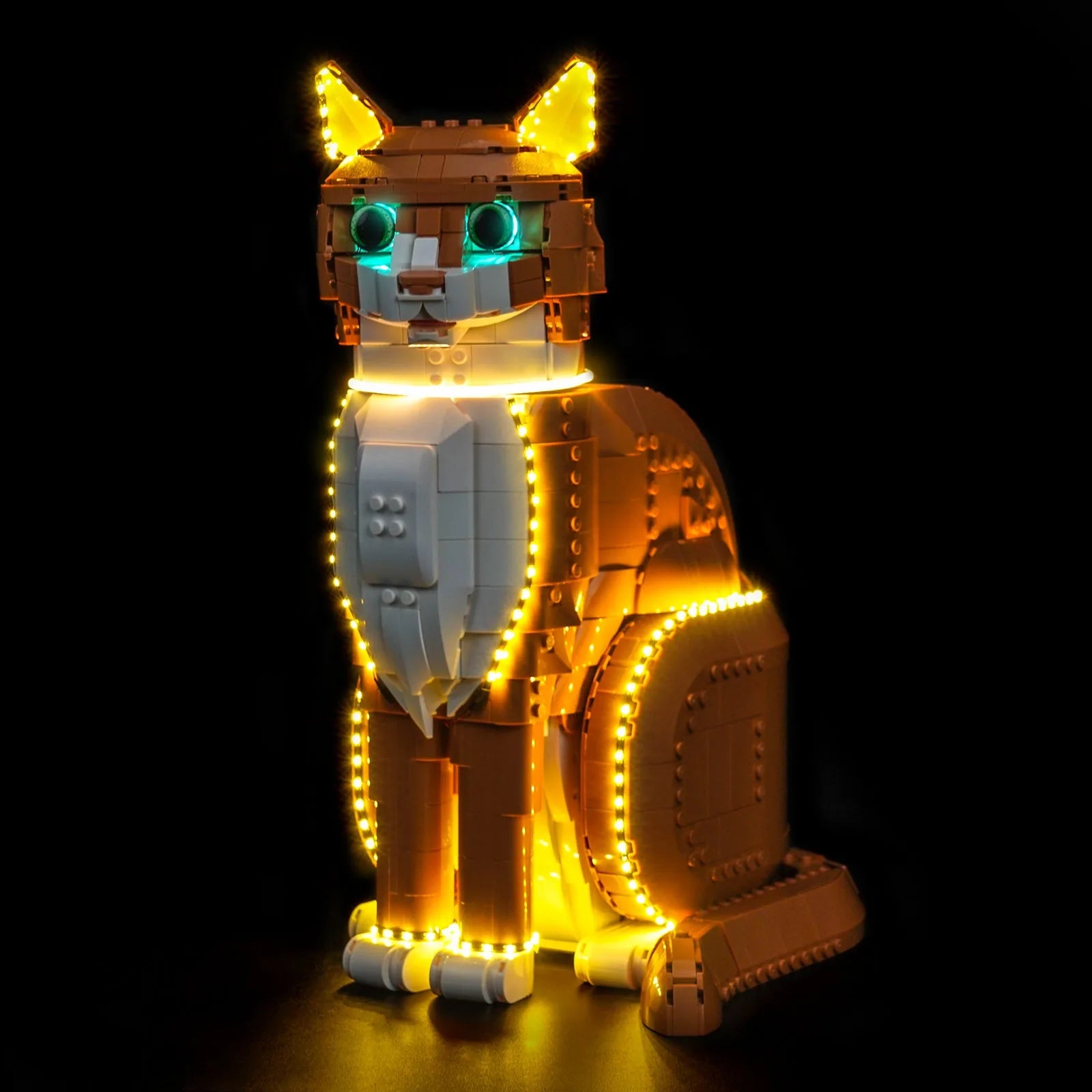 Light Kit for LEGO Ideas Orange Cat #21376 - Bright My Bricks