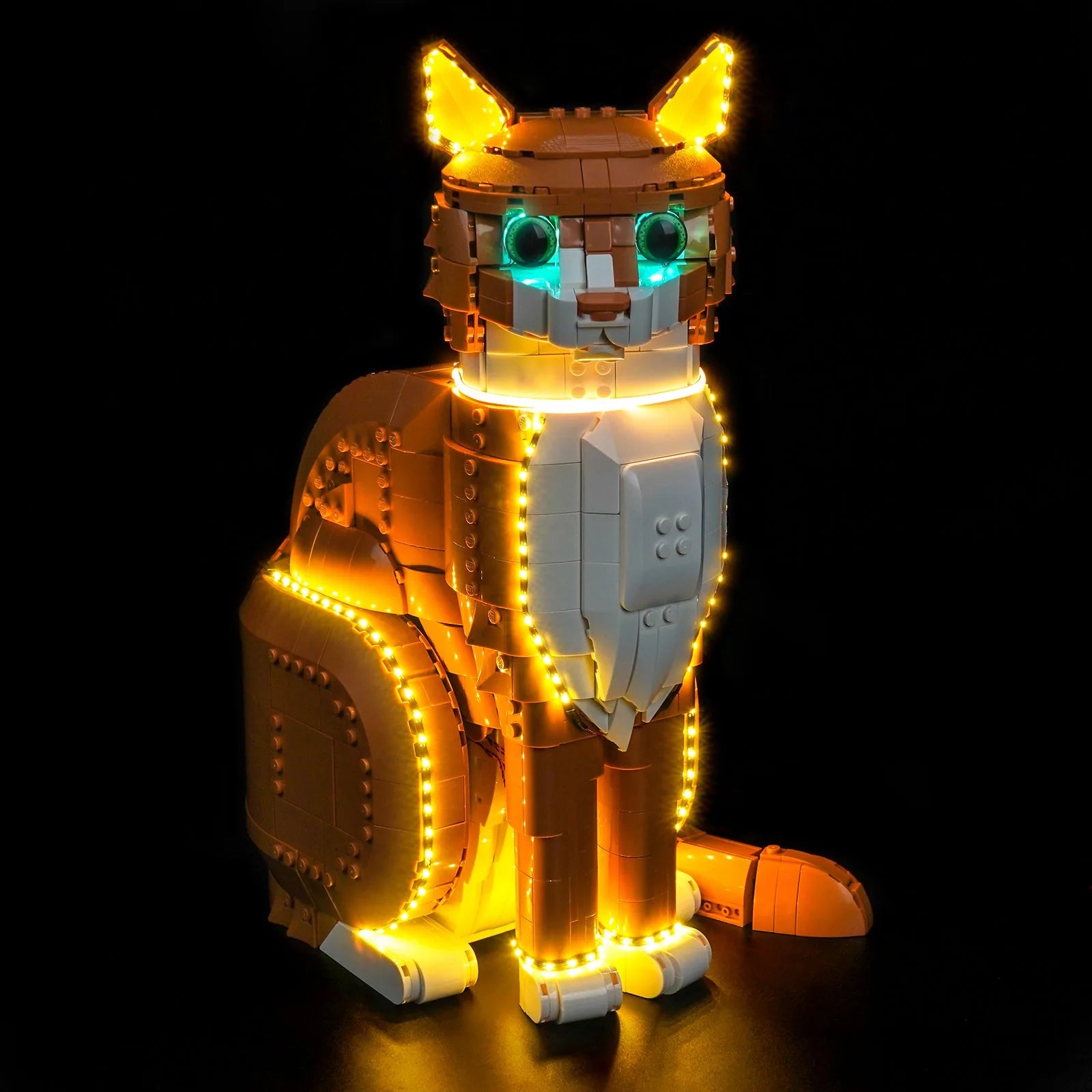 Light Kit for LEGO Ideas Orange Cat #21376 - Bright My Bricks
