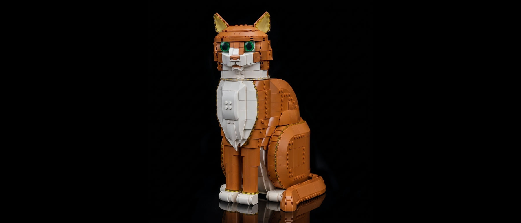 LED-Beleuchtungsset für LEGO® Orangefarbene Katze #21376 — standard build, without the LED light kit