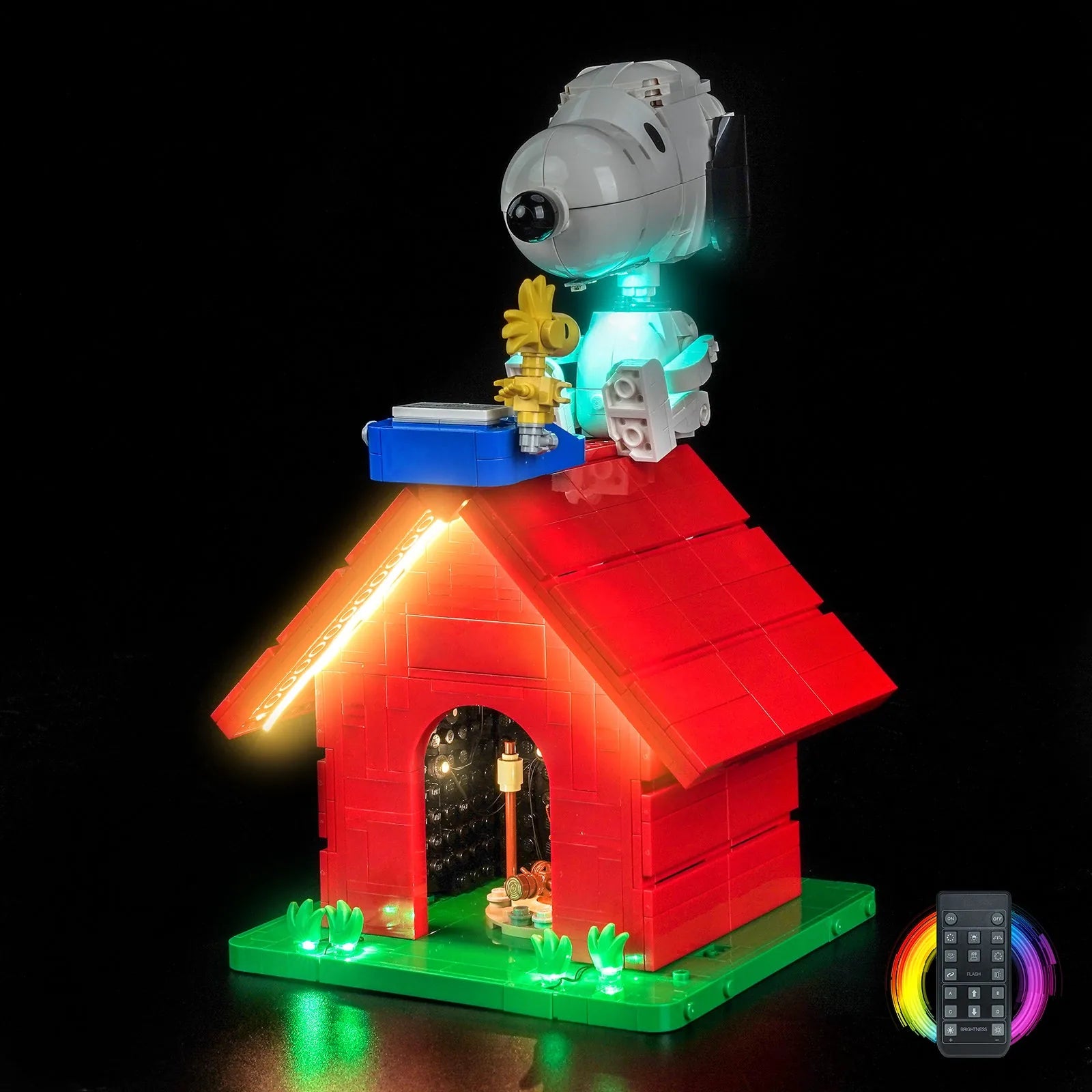 Light Kit for LEGO Ideas Peanuts Snoopy's Doghouse #21368 - Bright My Bricks