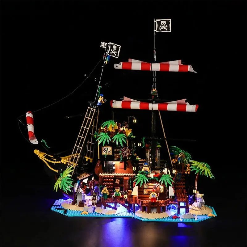 Light Kit for LEGO Ideas Pirates of Barracuda Bay #21322 - Bright My Bricks