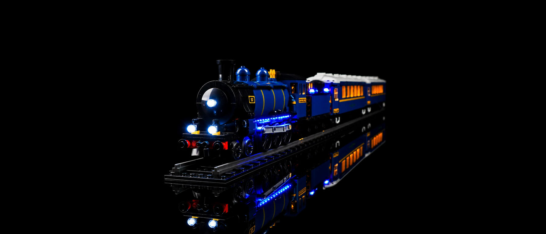LED-Beleuchtungsset für LEGO® Der Orientexpress #21344 — lit with the LED light kit