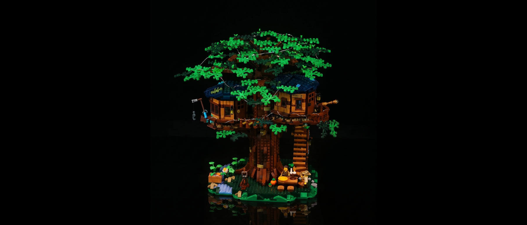 Kit LED pour LEGO® La cabane dans l’arbre #21318 — standard build, without the LED light kit