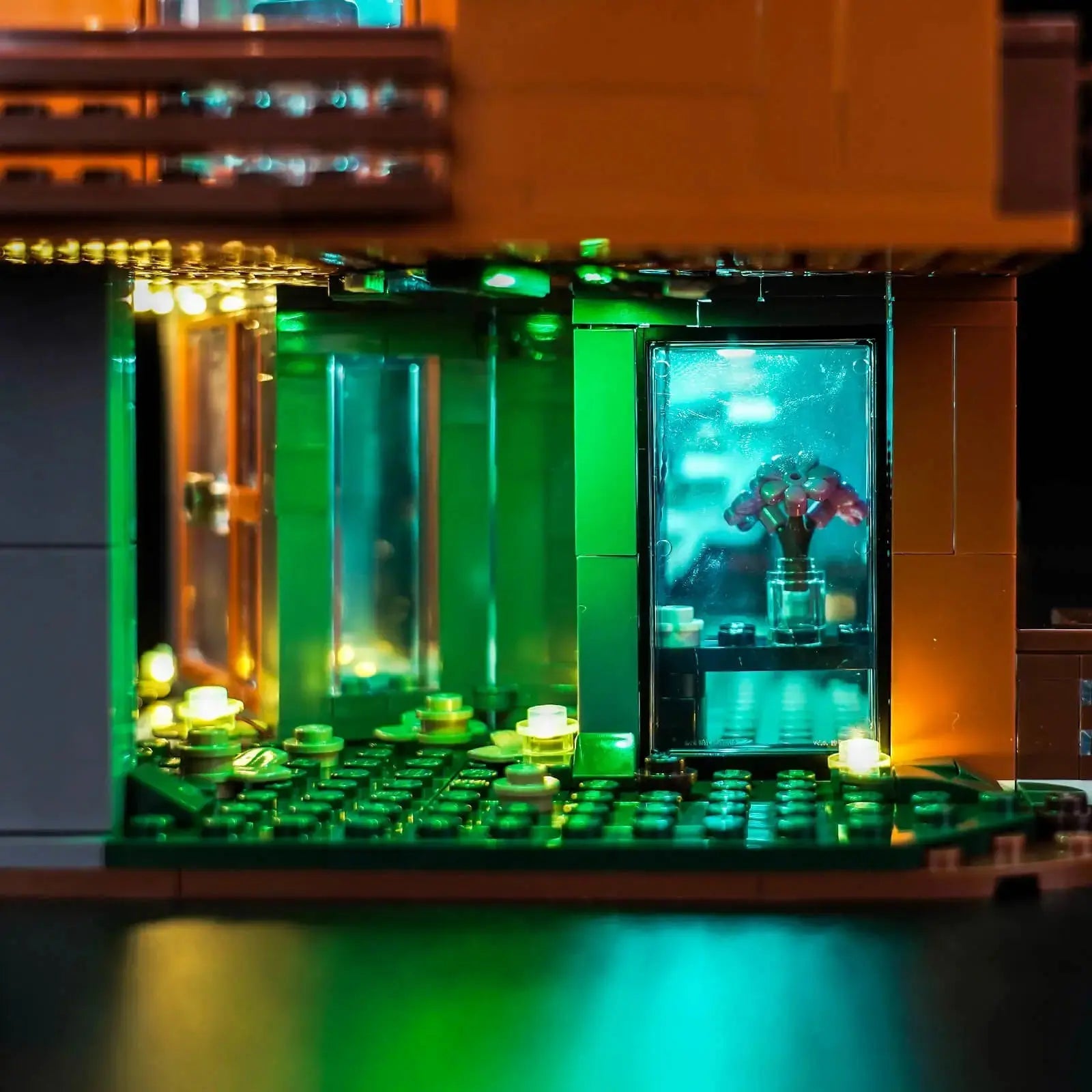 LED lights bring LEGO Ideas Twilight: The Cullen House #21354 to life