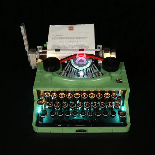 LED light kit for LEGO® Ideas Typewriter #21327 | Bright My Bricks