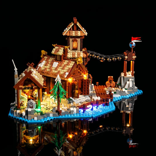 LED light kit for LEGO® Ideas Viking Village #21343 | Bright My Bricks