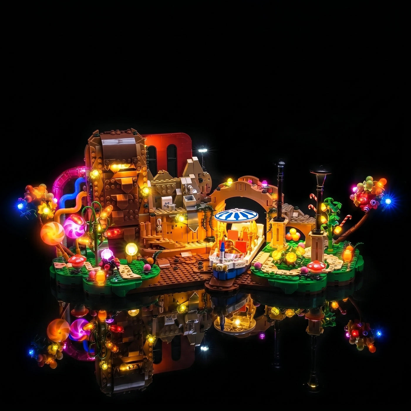 LED light kit for LEGO® Ideas Willy Wonka & the Chocolate Factory #21360 | Bright My Bricks