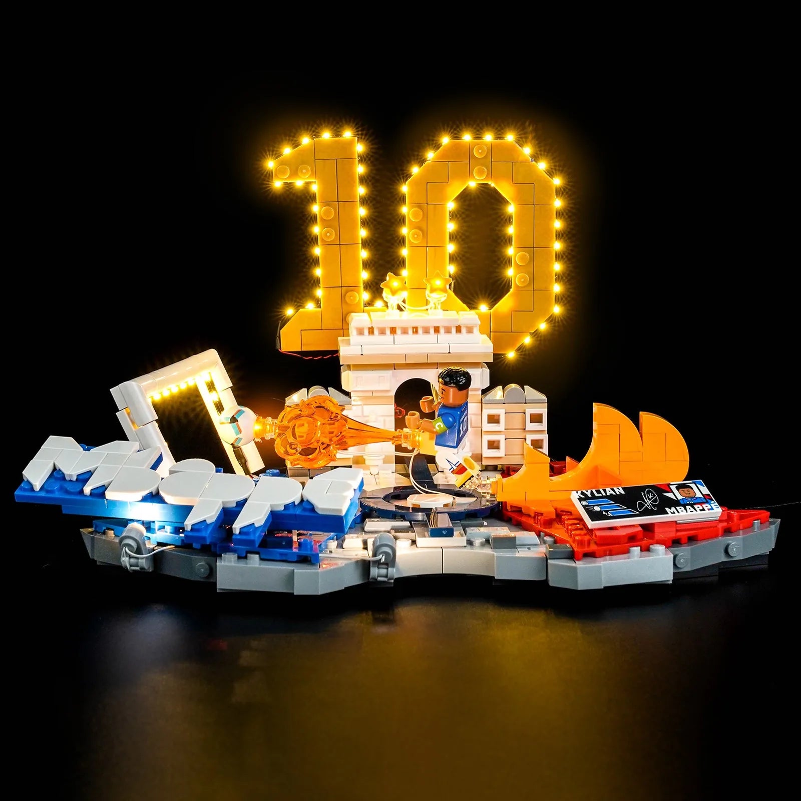 Light Kit for LEGO Kylian Mbappe Soccer Highlights #43013 - Bright My Bricks