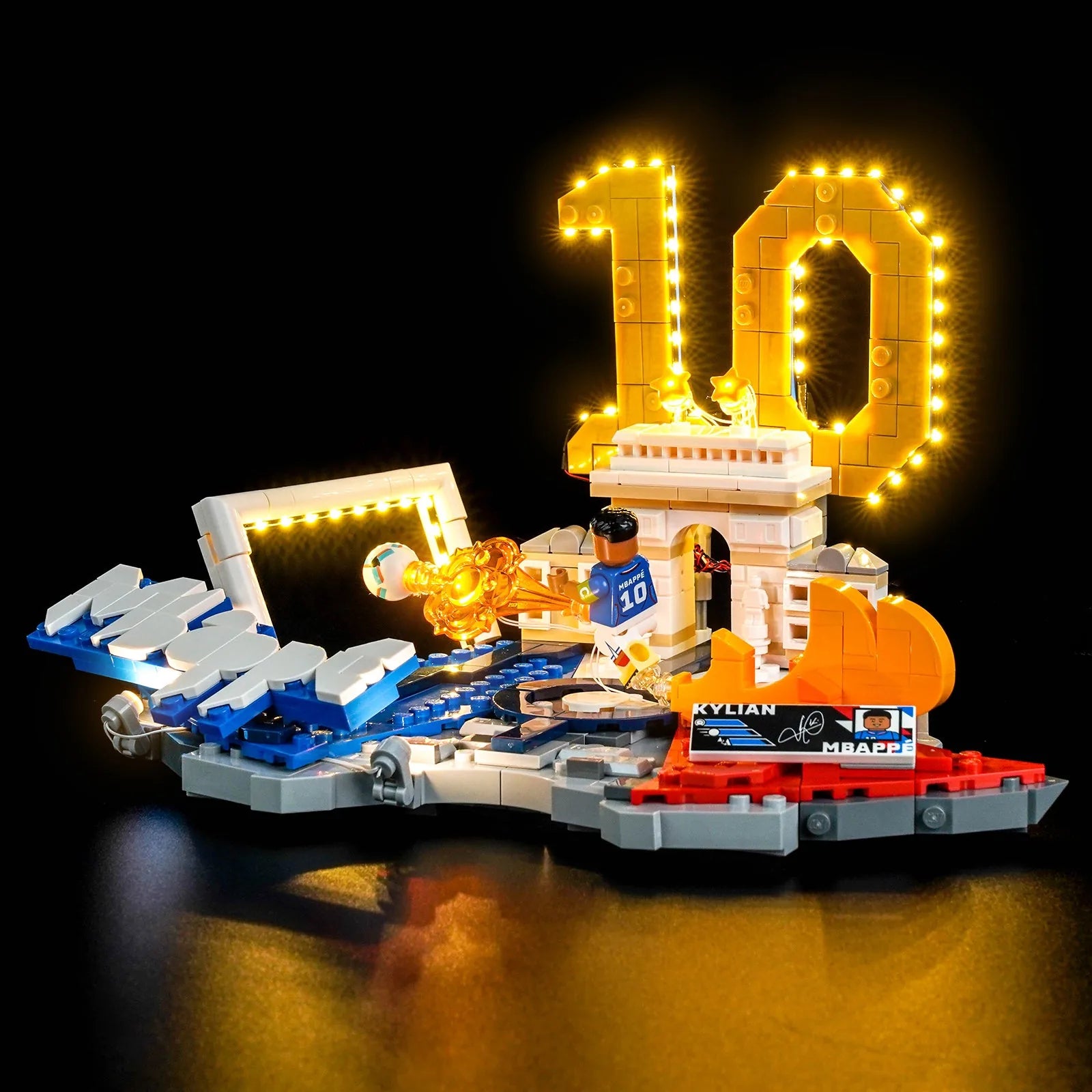 Light Kit for LEGO Kylian Mbappe Soccer Highlights #43013 - Bright My Bricks