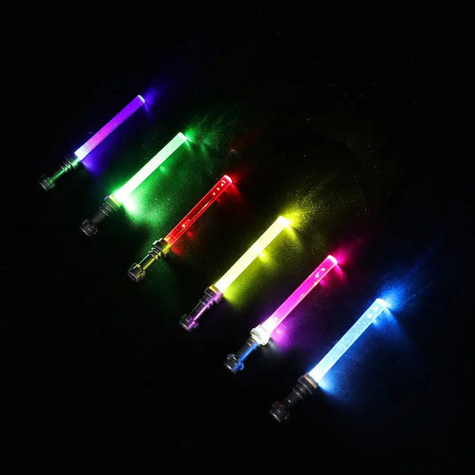LED Lightsaber for LEGO Star Wars Minifigures – Light Up the Battle! lighting effect on the build (LED light kit for LEGO®)