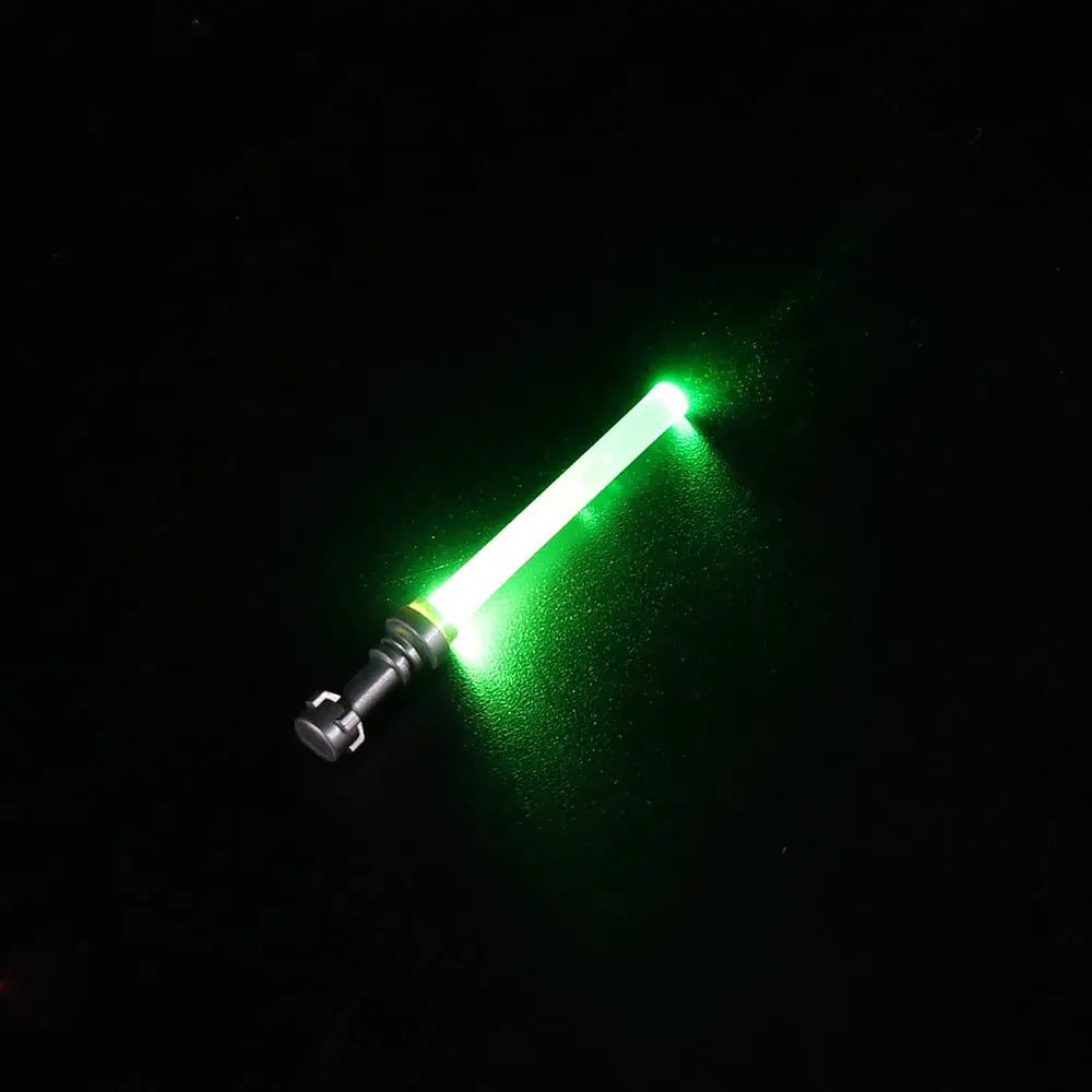 custom LEGO® lighting: LED Lightsaber for LEGO Star Wars Minifigures – Light Up the Battle! by Bright My Bricks