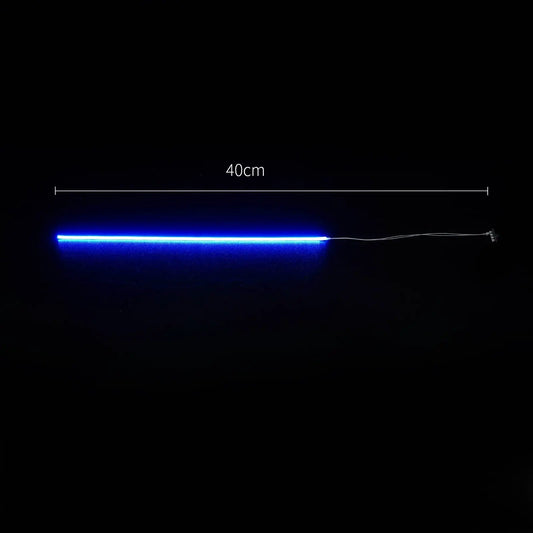Light Strip COB Accessories for LEGO® DIY Lighting – Pack of 6 installed and glowing (DIY LED lighting for LEGO®)
