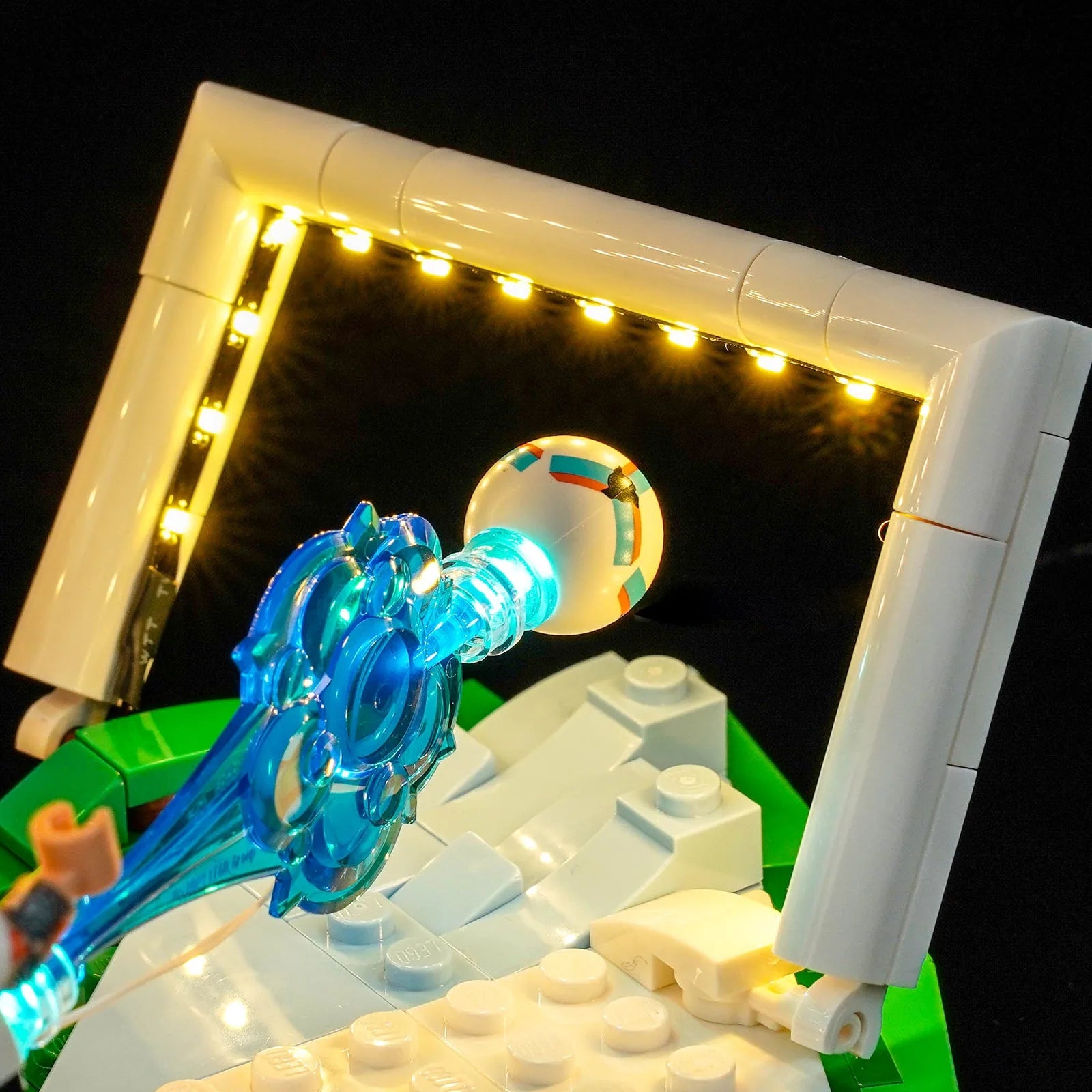Light Kit LEGO Lionel Messi Soccer Highlights #43011 display view