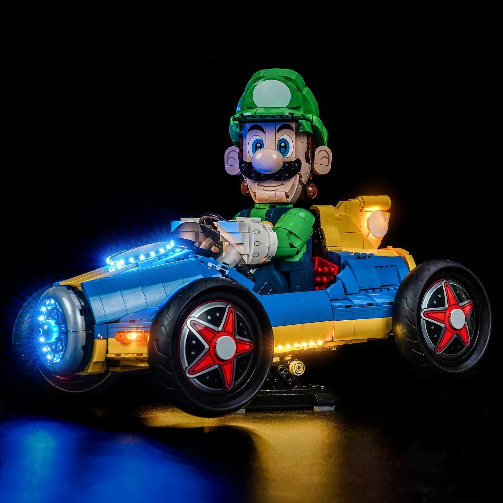Light Kit for LEGO Mario Kart Luigi and Mach 8 #72050 - Bright My Bricks